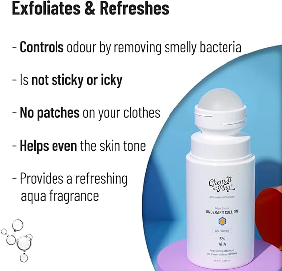 Aqua Scent Roll-On Deodorant – Smooth & Fresh Underarm Care | 40ml