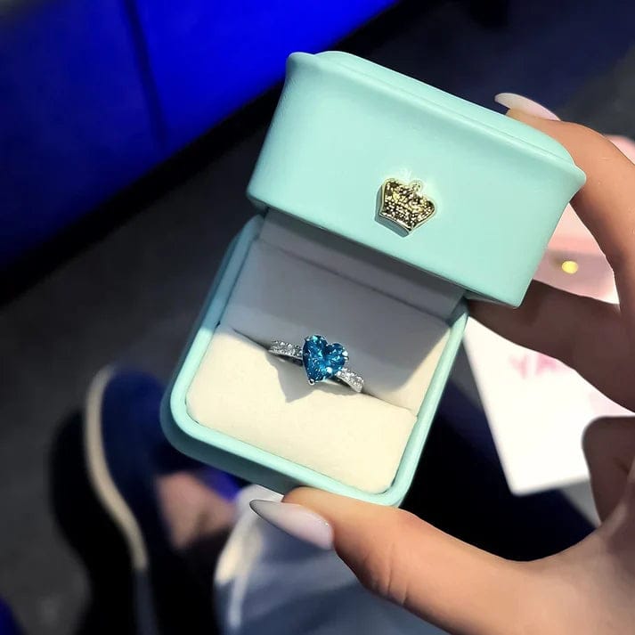 Elegant Heart Sparkle Ring 💖 | Perfect Gift for Her